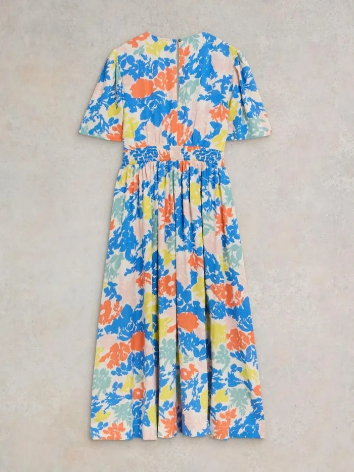 Women DRESSES White Stuff Lucy Eco Vero V Neck Dress Ivory Print Women DRESSES White Stuff Lucy Eco Vero V Neck Dress Ivory Print