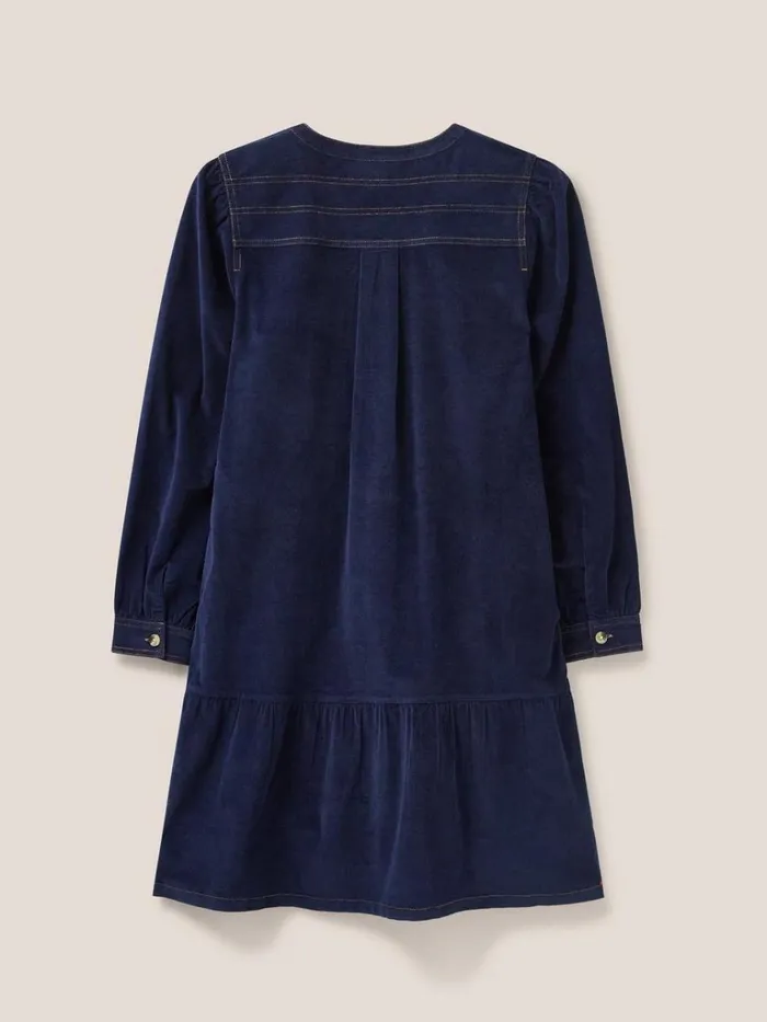 Women DRESSES White Stuff Norma Cord Dress Dark Navy Women DRESSES White Stuff Norma Cord Dress Dark Navy