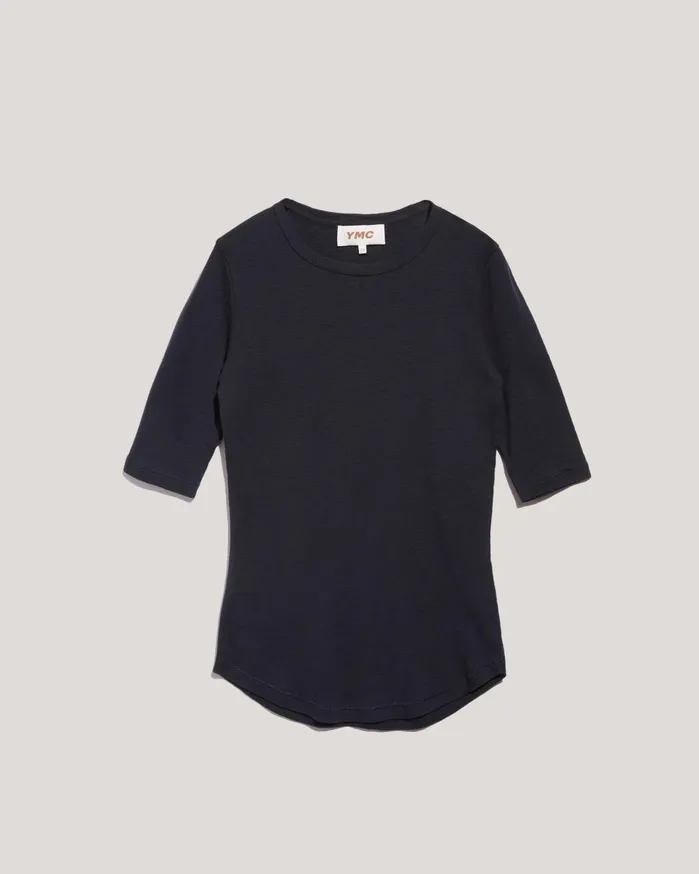 Women Earth Charlotte TShirt Navy YMC Tops and TShirts
