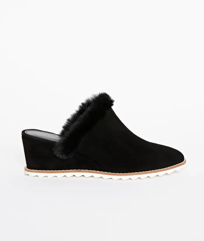 Women Era Mule 8211 Black Pelle Moda Wedges