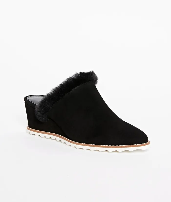 Women Era Mule 8211 Black Pelle Moda Wedges