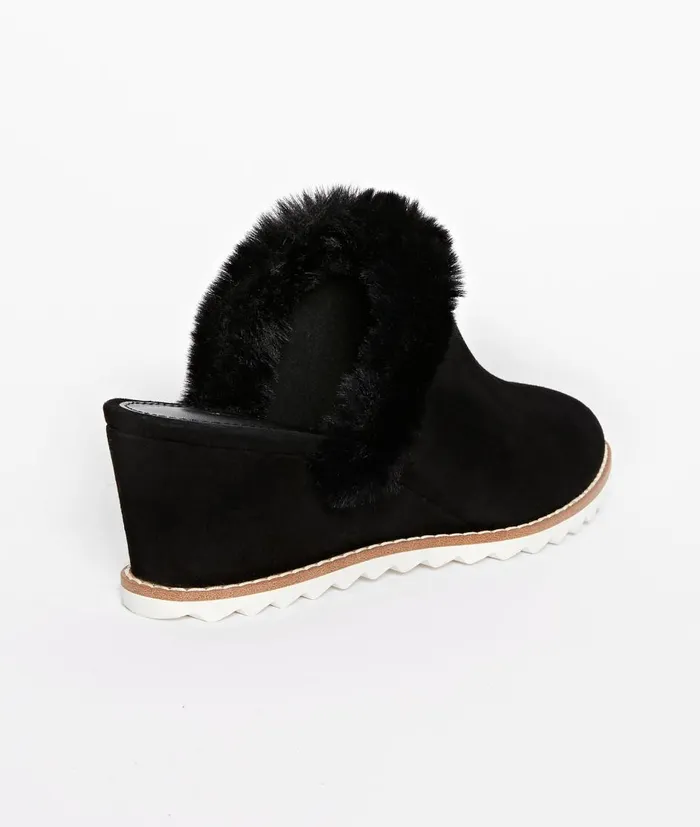 Women Era Mule 8211 Black Pelle Moda Wedges