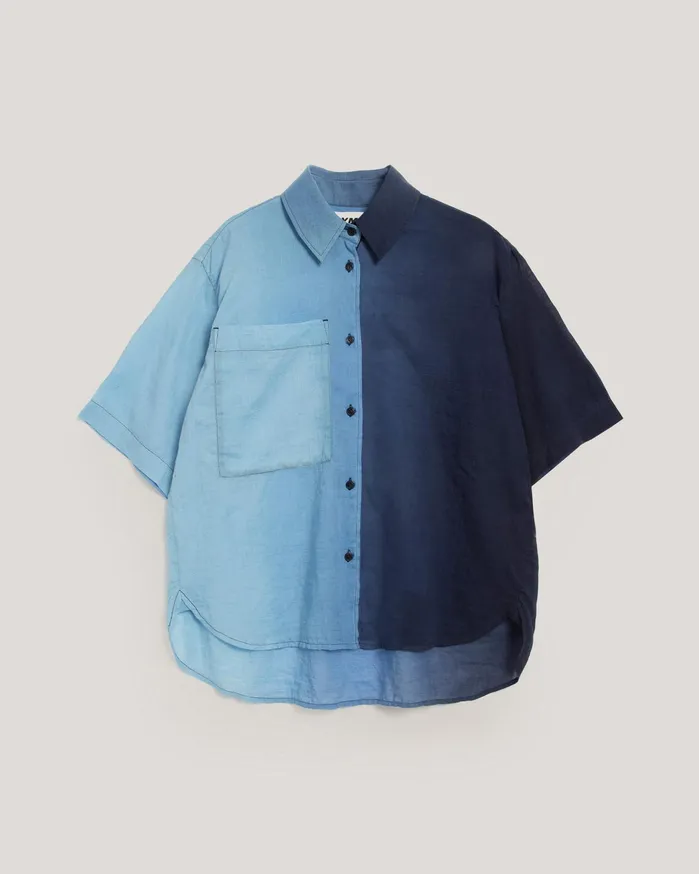 Women Eva Shirt Blue YMC Shirts