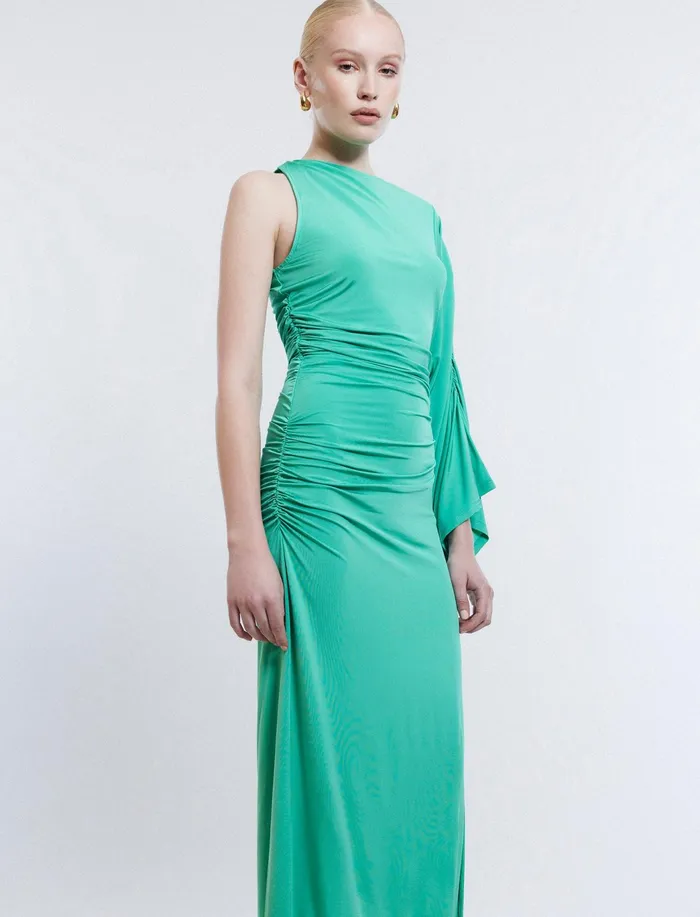Women Evening Dresses and Gowns BCBG Merritt Evening Gown Winter Green