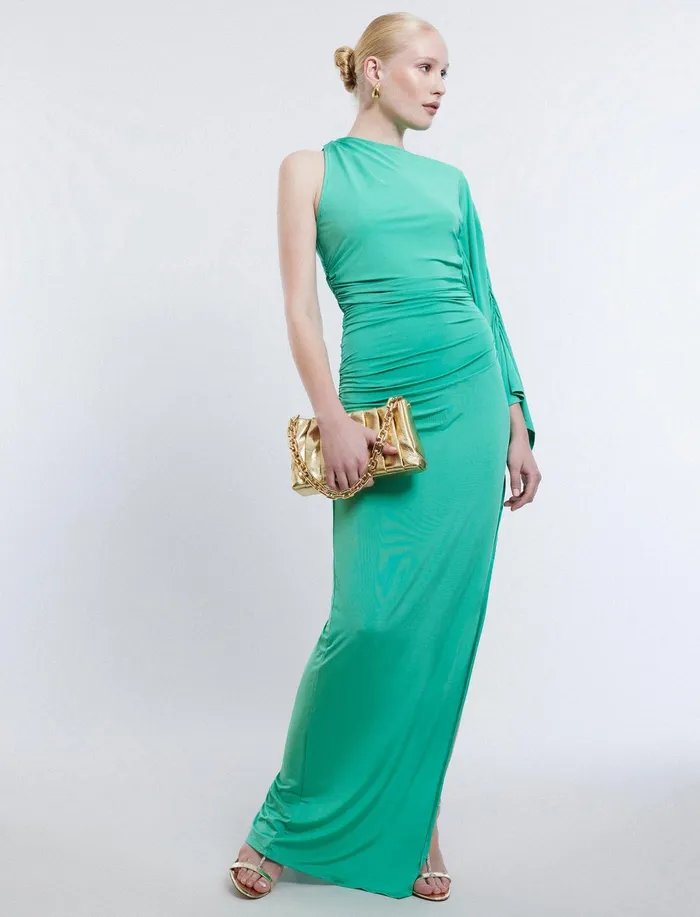 Women Evening Dresses and Gowns BCBG Merritt Evening Gown Winter Green