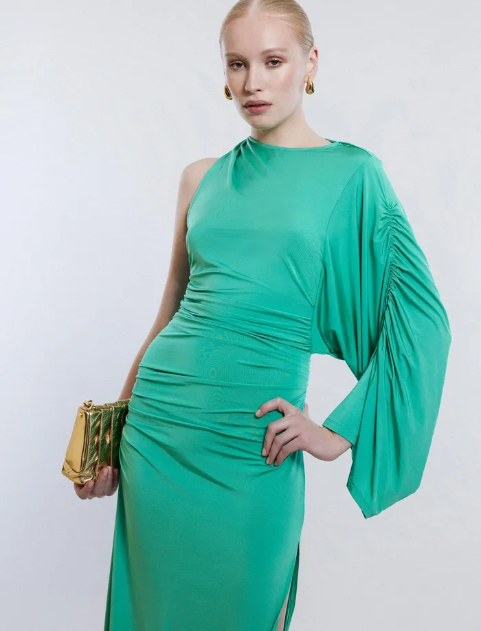 Women Evening Dresses and Gowns BCBG Merritt Evening Gown Winter Green