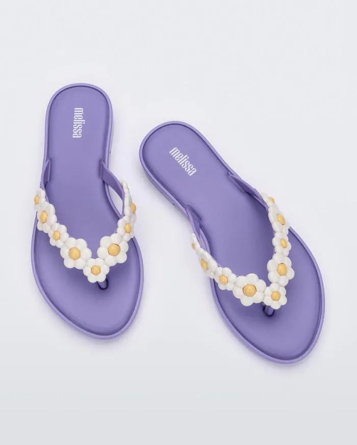 Women Flip Flop Spring Lilacwhite Melissa Flip Flops