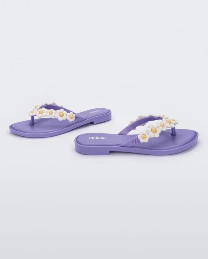 Women Flip Flop Spring Lilacwhite Melissa Flip Flops