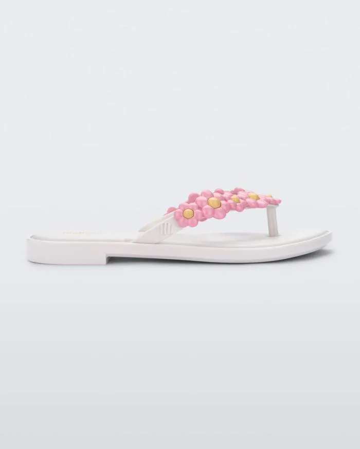 Women Flip Flop Spring Whitelilac Melissa Flip Flops