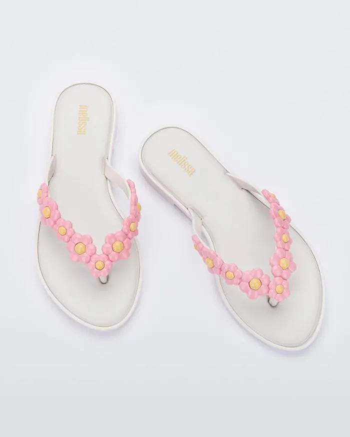 Women Flip Flop Spring Whitelilac Melissa Flip Flops