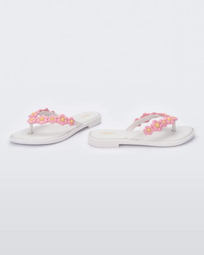 Women Flip Flop Spring Whitelilac Melissa Flip Flops
