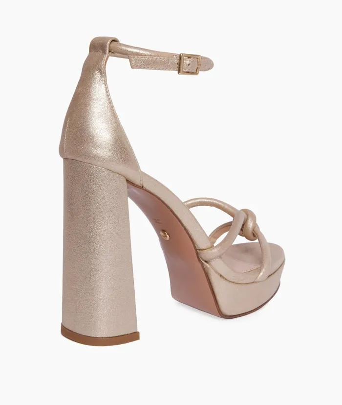 Women Gilian Platform 8211 Gold Pelle Moda High Heels Women Gilian Platform 8211 Gold Pelle Moda High Heels