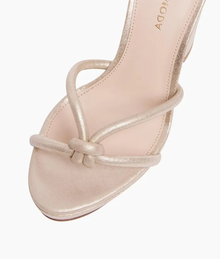 Women Gilian Platform 8211 Gold Pelle Moda High Heels Women Gilian Platform 8211 Gold Pelle Moda High Heels