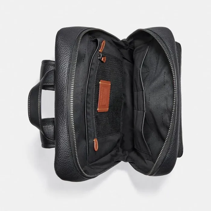 Women Gotham Backpack Black Copperblack Coach Backpacks