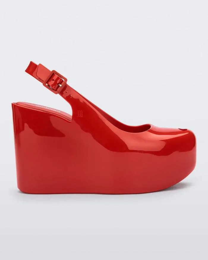 Women Groovy Red Melissa Platforms