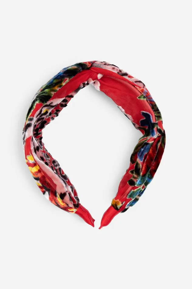 Women Hair Accessories Johnny Was BOBCAT FOREST HEADBAND Bobcat Forest