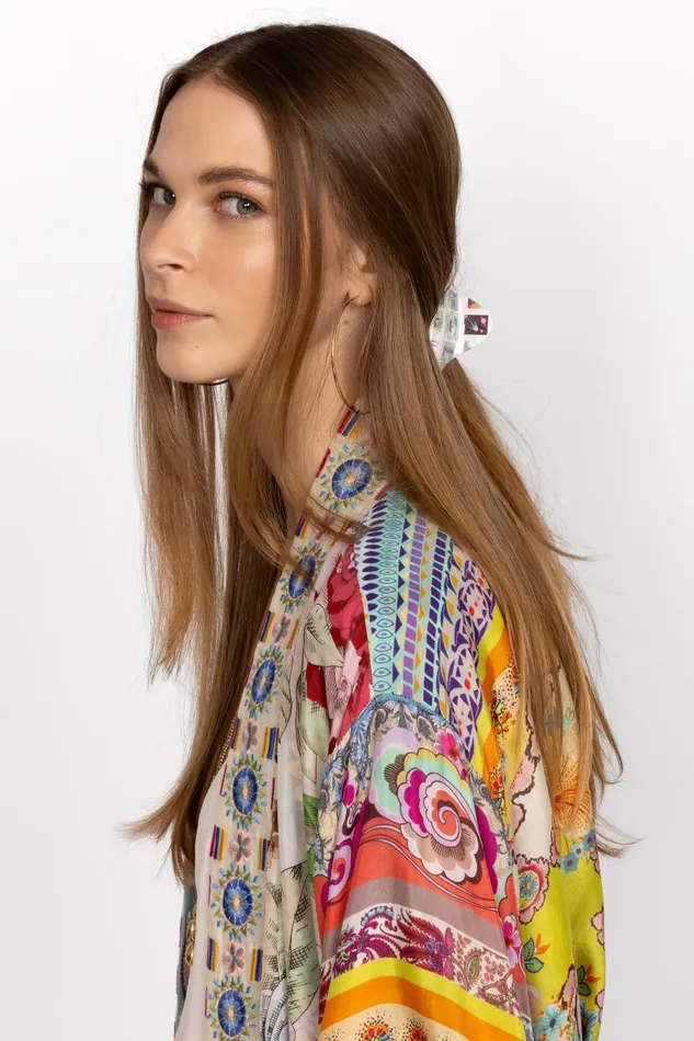 Women Hair Accessories Johnny Was SEKAI HAIRCLIP Cream Women Hair Accessories Johnny Was SEKAI HAIRCLIP Cream