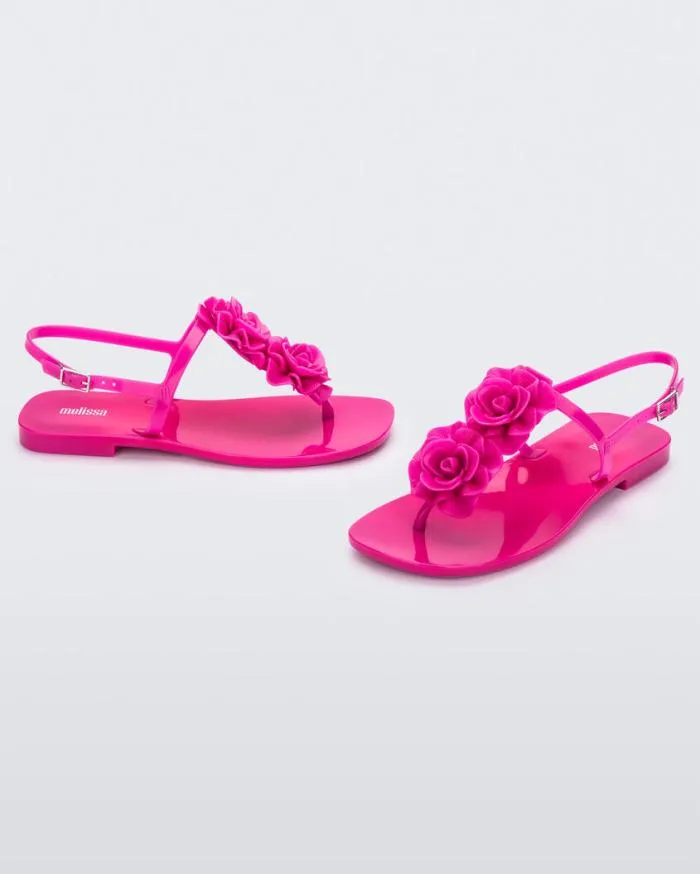 Women Harmonic Squared Garden Pink Melissa Sandals