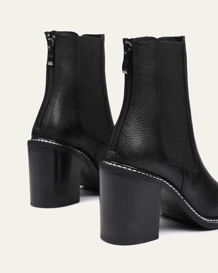 Women HIGH BOOTS jomercer Luxe high ankle boots black leather Women HIGH BOOTS jomercer Luxe high ankle boots black leather