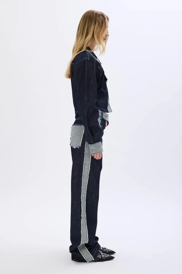 Women Highwaisted Denim Trousers Blue Blue Sonia Rykiel Trousers And Denim