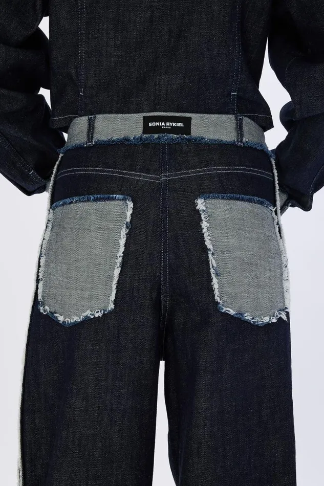 Women Highwaisted Denim Trousers Blue Blue Sonia Rykiel Trousers And Denim