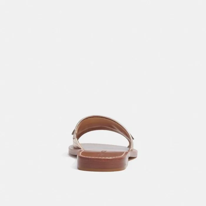 Women Ina Sandal Platinum Champagne Coach Sandals