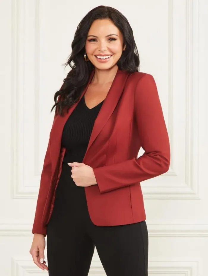 Women Jackets Marciano Hollywood Blazer Dark Jam Red