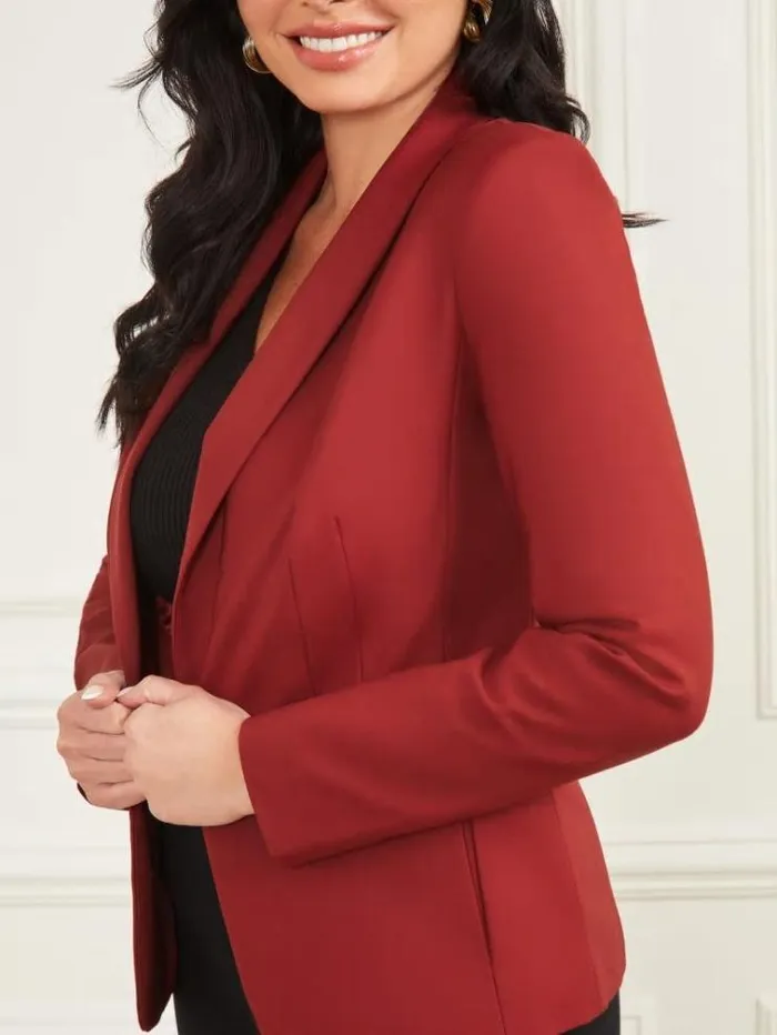 Women Jackets Marciano Hollywood Blazer Dark Jam Red