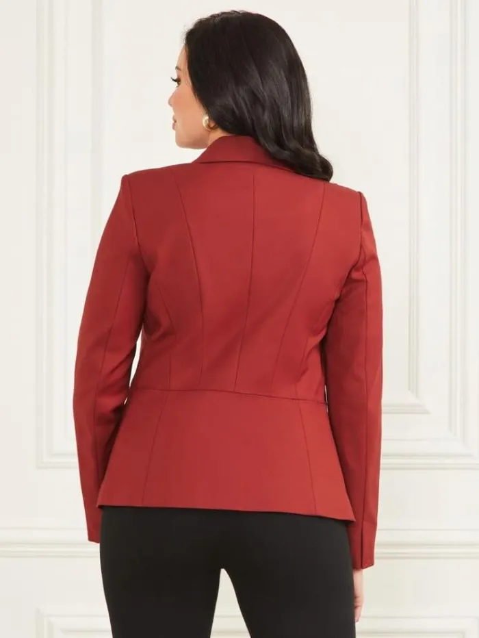 Women Jackets Marciano Hollywood Blazer Dark Jam Red