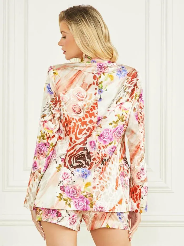 Women Jackets Marciano Hope Blazer Rose Shadow Print