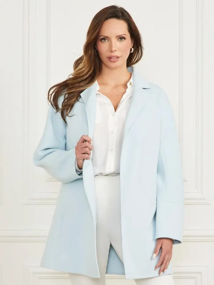 Women Jackets Marciano Maxime Coat Soft Blue