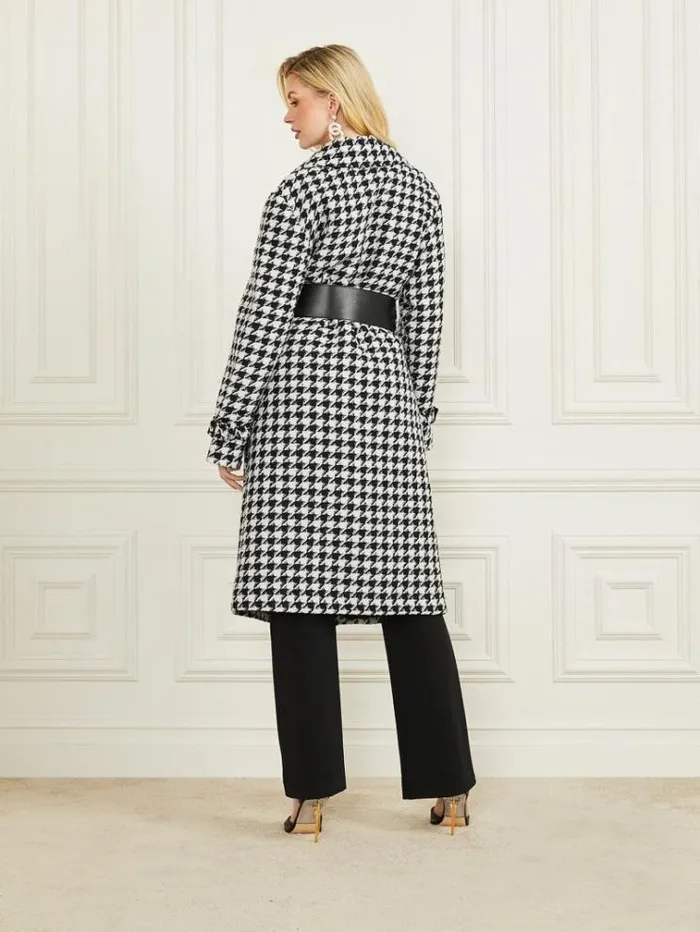 Women Jackets Marciano Natasha WoolBlend Coat Pied De Poule Blackwhite Women Jackets Marciano Natasha WoolBlend Coat Pied De Poule Blackwhite