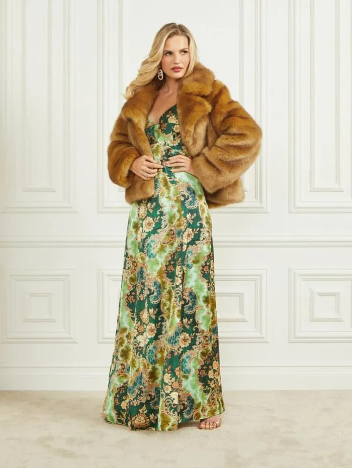 Women Jackets Marciano New Gwenda FauxFur Jacket Camel Women Jackets Marciano New Gwenda FauxFur Jacket Camel