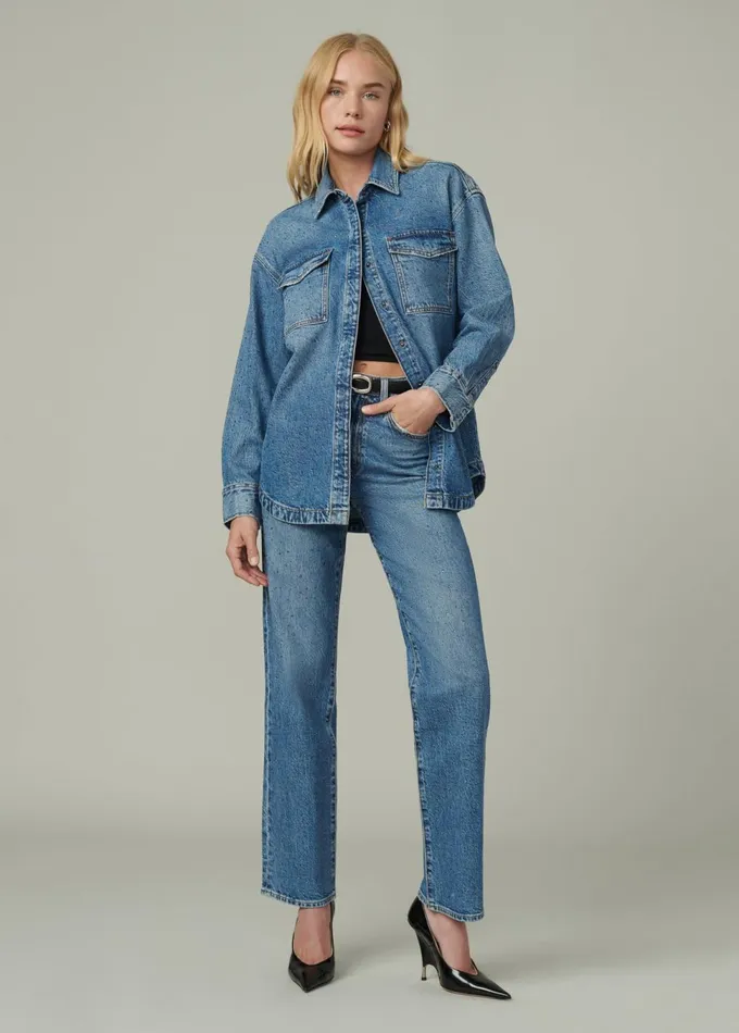Women Jackets Outerwear Joe039s Jeans THE KATRINA SHIRT JACKET Stargaze