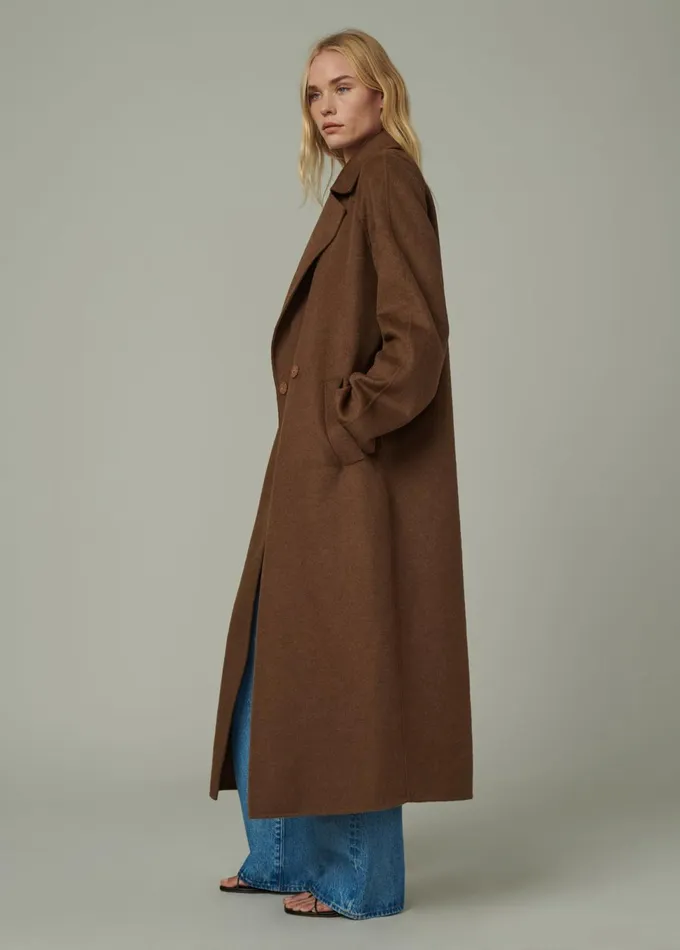 Women Jackets Outerwear Joe039s Jeans THE MADELINE COAT Chestnut Brown