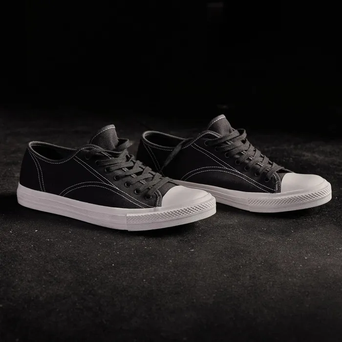 WOMEN James Perse LACEUPS Women039s Cotton Linen Vulcanized Sneaker Squid