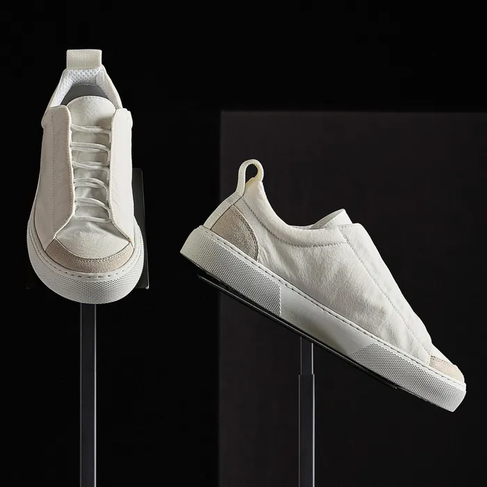 WOMEN James Perse LACEUPS Women039s Solstice Low Top Skate Sneaker Whitetaupe