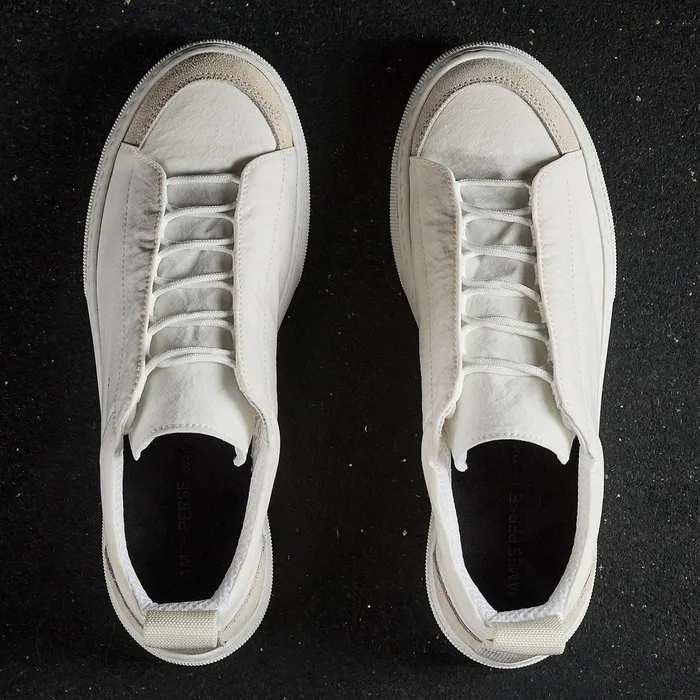 WOMEN James Perse LACEUPS Women039s Solstice Low Top Skate Sneaker Whitetaupe