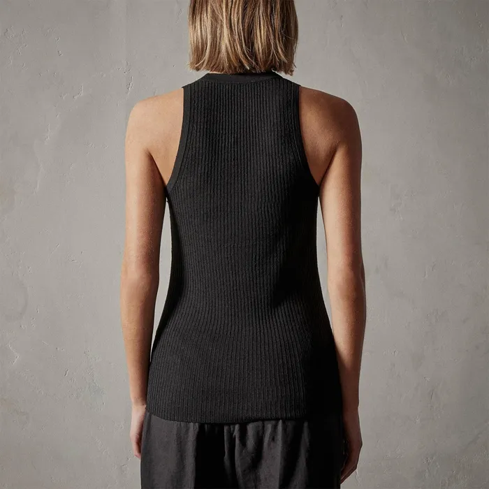 WOMEN James Perse LOS ANGELES COLLECTION Carmel Vest Black