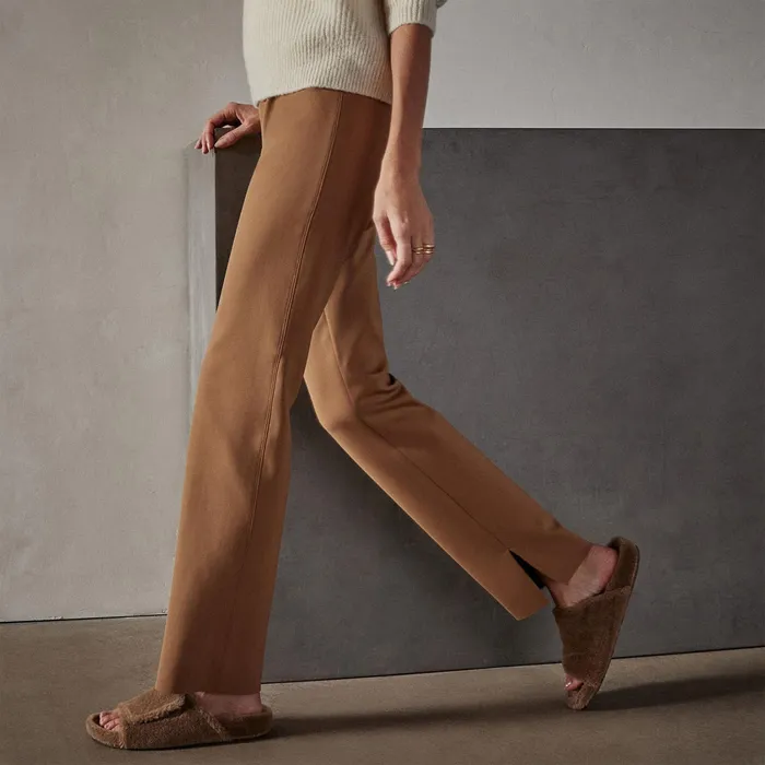 WOMEN James Perse PANTSDENIM Matte Scuba Slim Fit Pant Copper