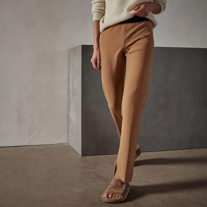 WOMEN James Perse PANTSDENIM Matte Scuba Slim Fit Pant Copper