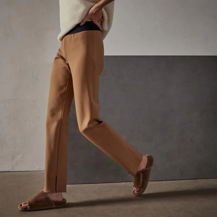 WOMEN James Perse PANTSDENIM Matte Scuba Slim Fit Pant Copper