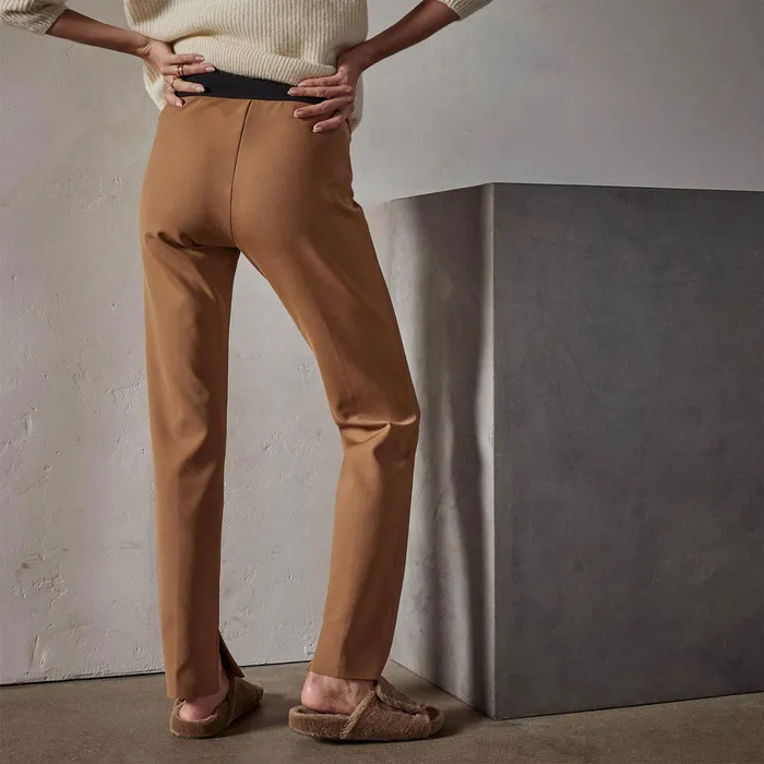WOMEN James Perse PANTSDENIM Matte Scuba Slim Fit Pant Copper