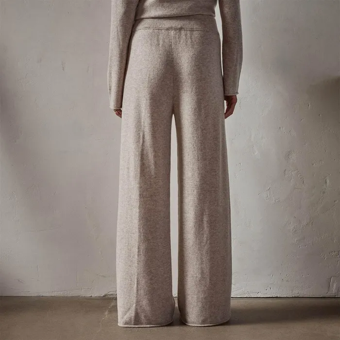WOMEN James Perse PANTSDENIM Recycled Cashmere Wide Leg Pant Stone
