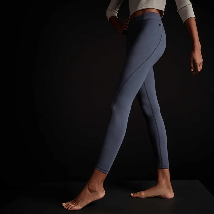 WOMEN James Perse PANTSDENIM YOSEMITE Spiral Seam Yoga Pant Adriatic