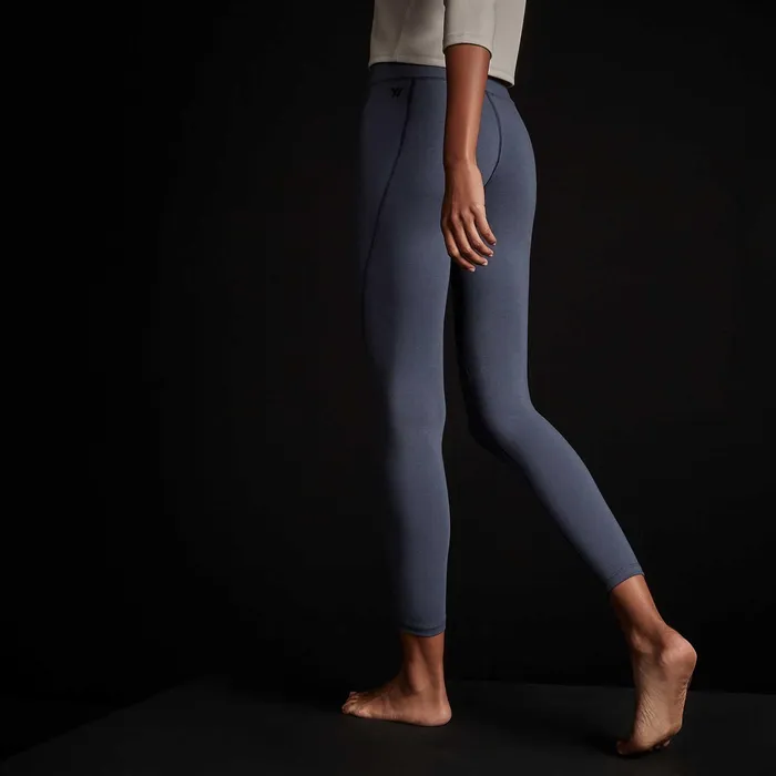 WOMEN James Perse PANTSDENIM YOSEMITE Spiral Seam Yoga Pant Adriatic