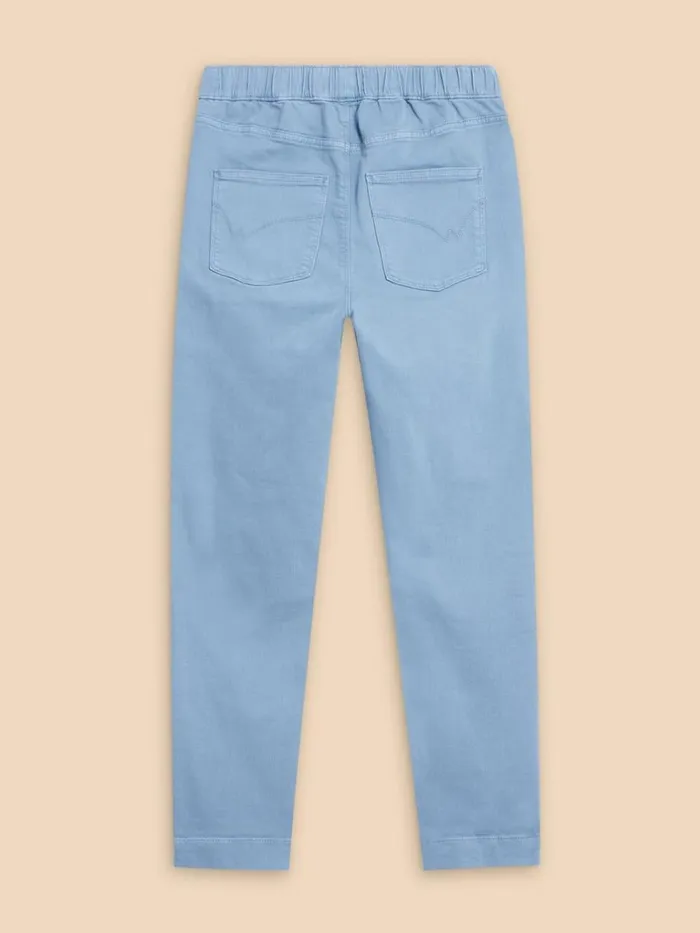 Women JEANS White Stuff Janey Cotton Cropped Jegging Mid Blue Women JEANS White Stuff Janey Cotton Cropped Jegging Mid Blue