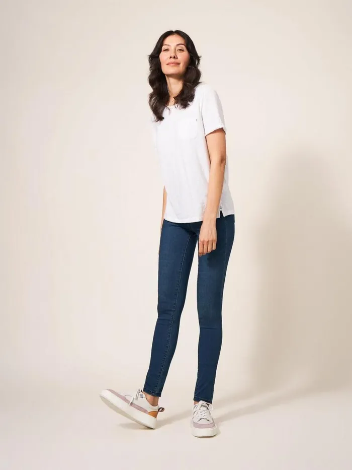 Women JEANS White Stuff Janey Full Length Jegging Mid Denim