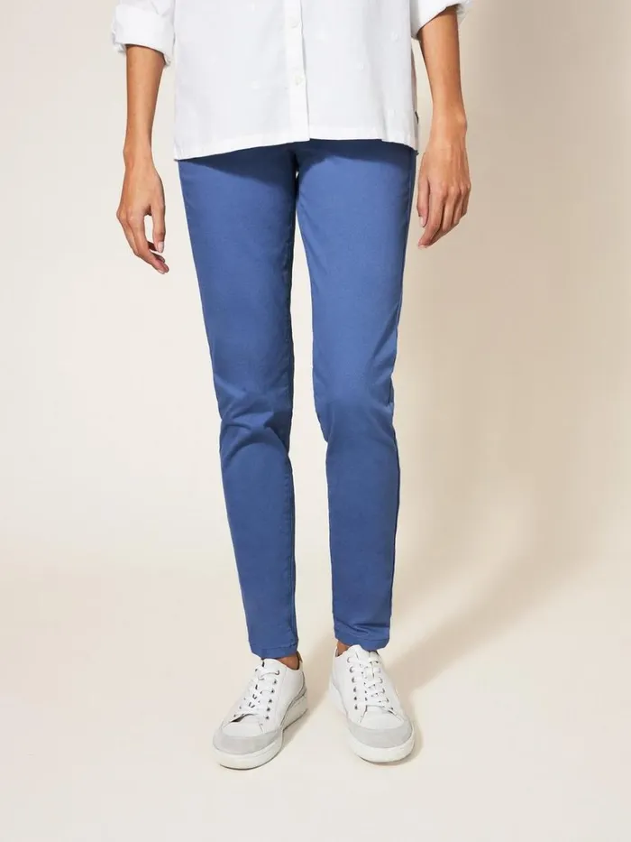 Women JEANS White Stuff Janey Skinny Leg Jegging Mid Blue