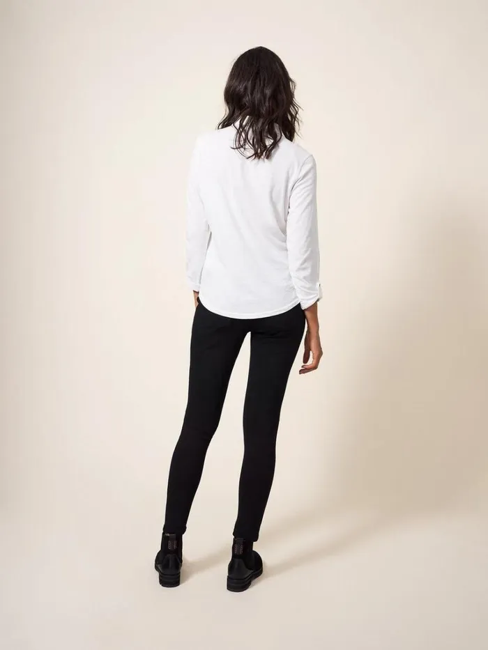 Women JEANS White Stuff Jodie Ponte Jegging Pure Black